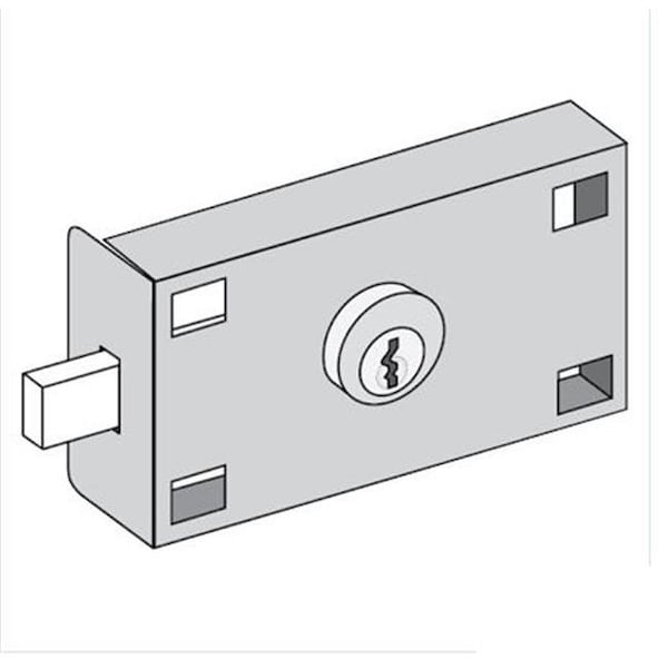 Salsbury Industries Salsbury Industries 3677 Master Commercial Lock for Private Access of FL 4B+ Horizontal Collection Unit with 2 Keys 3677 - main